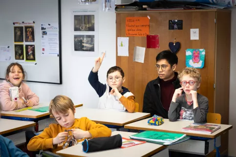 Une classe de l'Ecole Joie de Vivre