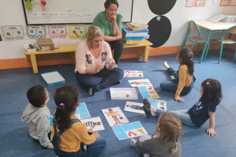 L'équipe de l'Ecole Joie de Vivre au plus près des élèves