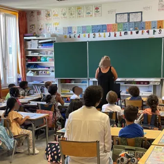une des classes de l'école Joie de Vivre