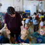 La cantine de l'Ecole Joie de Vivre